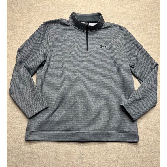 Under Armour Other - Under Armour Golf Grey Quarter Zip Long Sleeve Activewear Pullover Men's 3XL